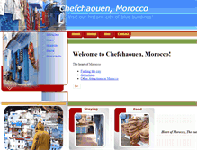 Tablet Screenshot of chefchaouen-morocco.com